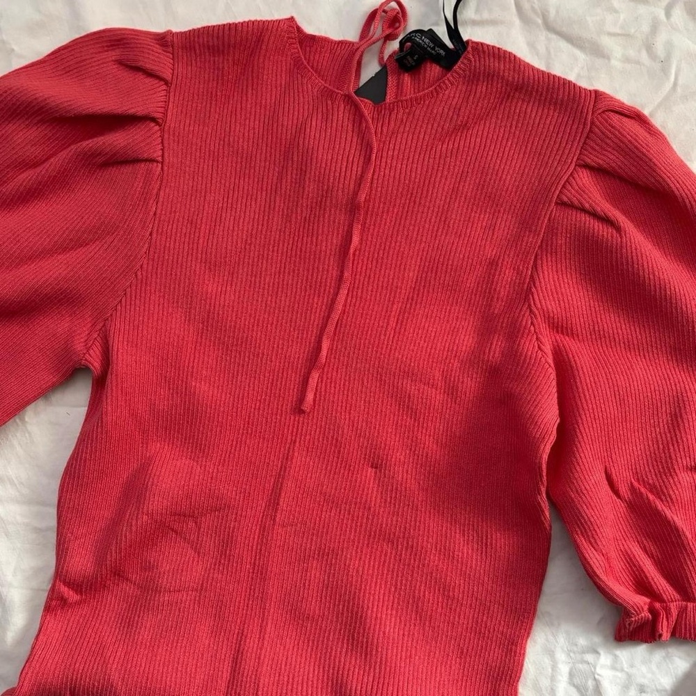 Marc New York Coral Knit Top